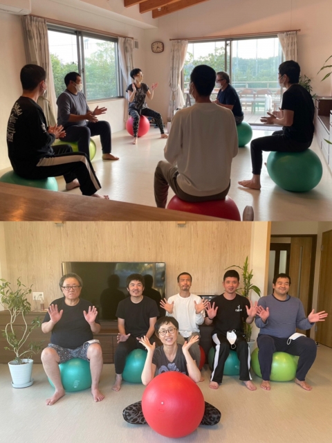 バランスボールレッスン