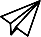 紙飛行機アイコン